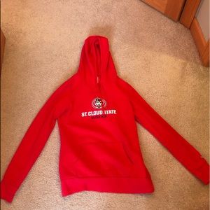 Red Champion St. Cloud State Sweatshirt/Hoodie